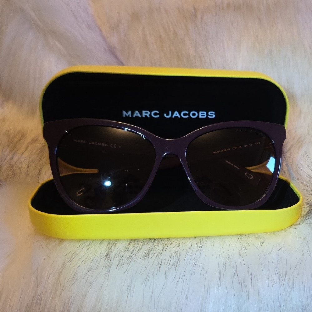 Marc Jacobs Dark Purple Sunglasses
